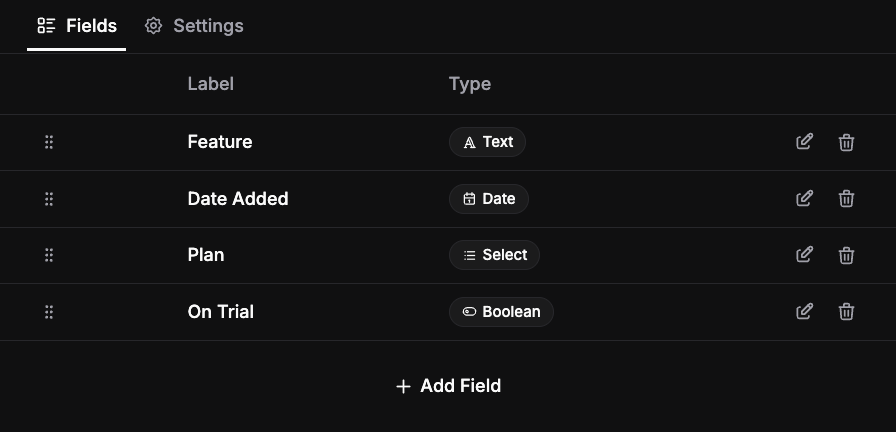 Paragraph CMS field configuration preview